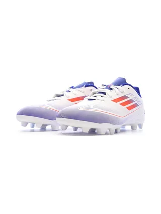 Chaussures de football Blanches/Bleu Garçon Adidas F50 Club Fxg 6