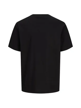 T-Shirt Noir Garçon Jack & Jones Montauk Type Front 2