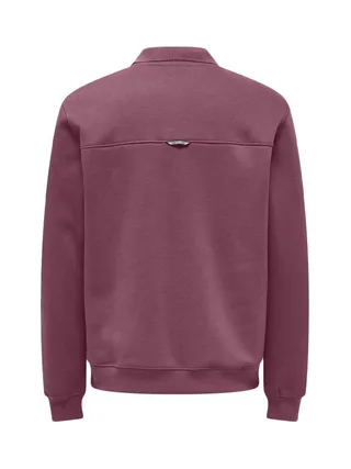 Sweat 1/2 Bordeaux Homme Only & Sons Abbott 2