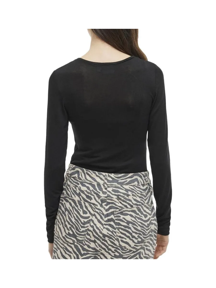 T-Shirt Noir Femme Vila Nellie 3