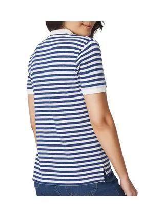 Polo Bleu/Blanc Femme TBS ADIOLPOL 2