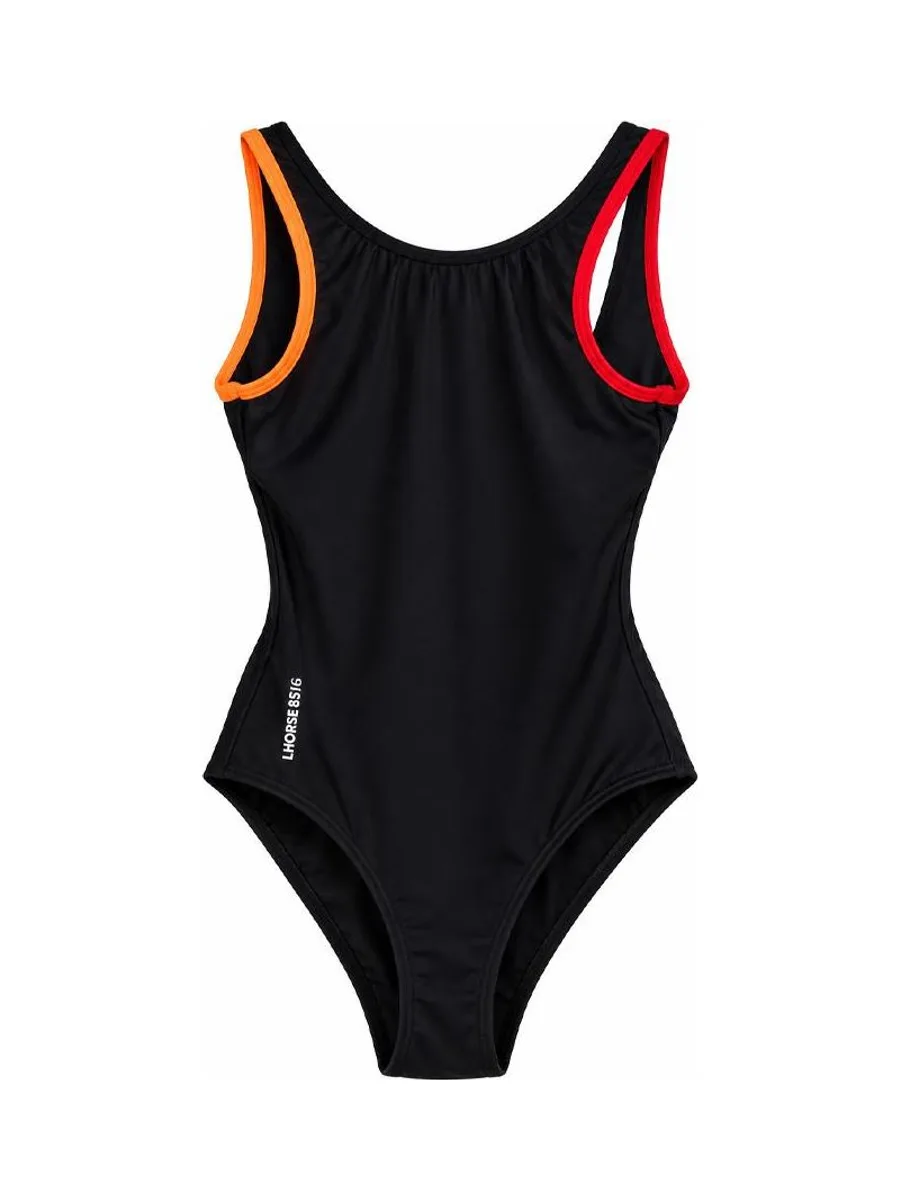 Maillot de bain Noir Fille Lhoste Naiade 2