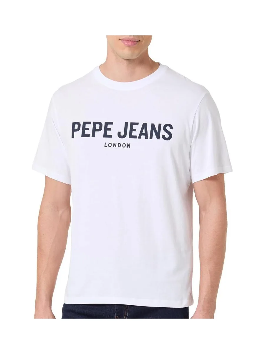 T-Shirt Blanc Homme Pepe jeans Pjl M NdS 2