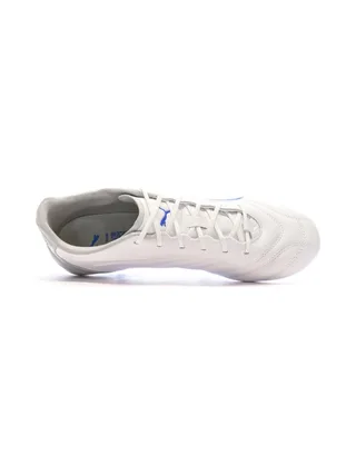 Chaussures de football Blanches/Bleu Homme Puma King Pro 4