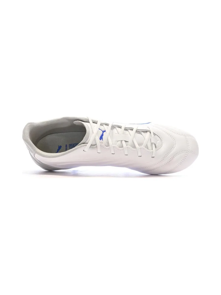 Chaussures de football Blanches/Bleu Homme Puma King Pro 5
