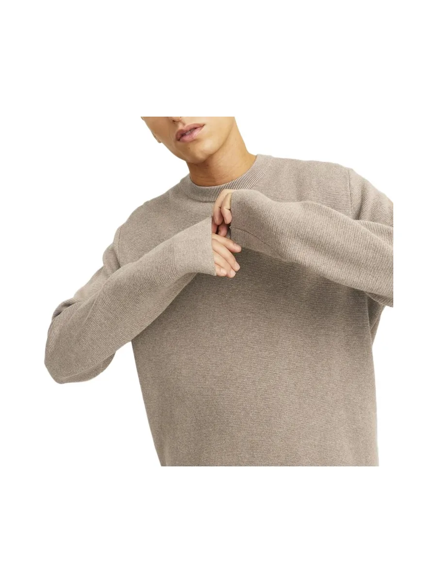Pull Greige Homme Jack & Jones Stitch 3