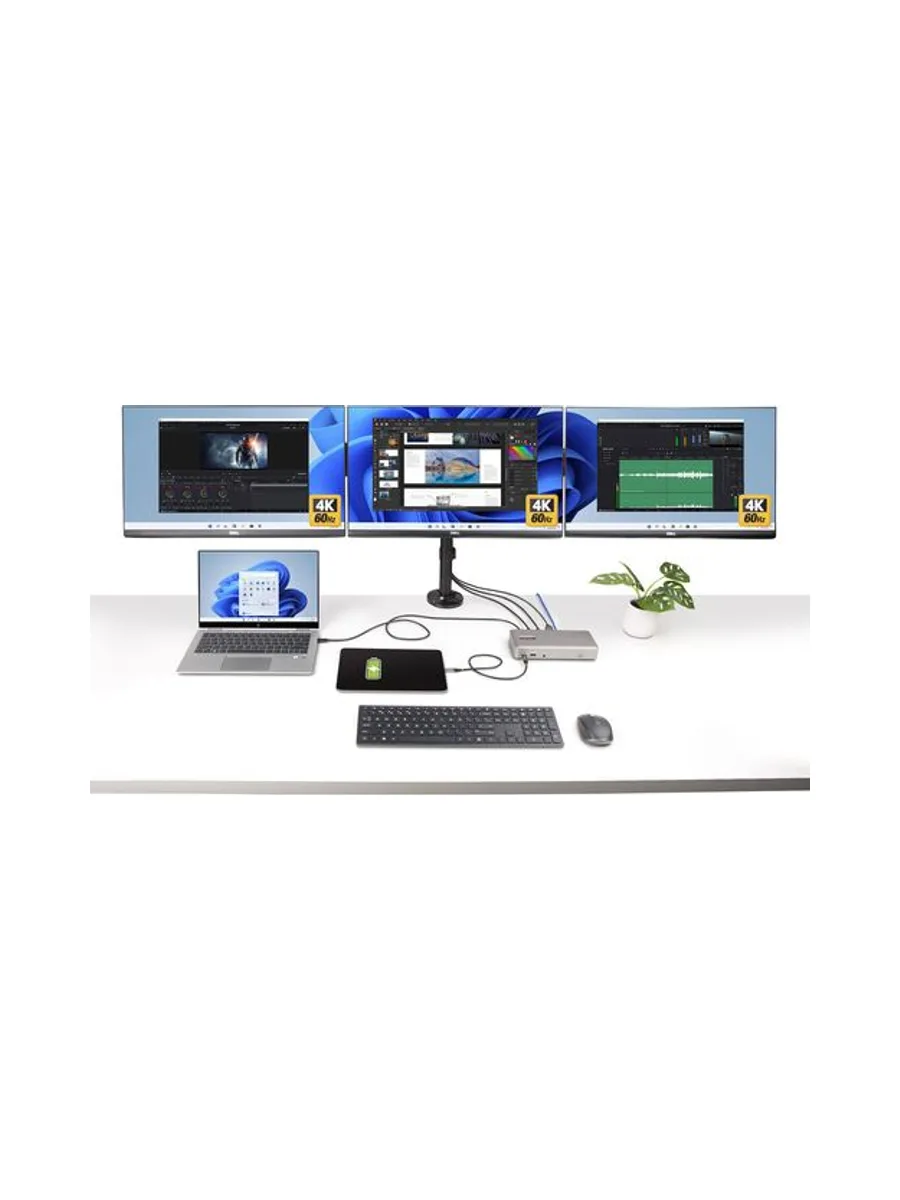 StarTech.com 150UE-USB4DOCKTRIPLE laptop dock/port replicator 7