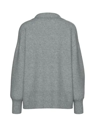 Pull Gris Femme Pieces Malou 2
