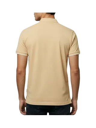Polo Beige Homme Lee Cooper GLC2047 2