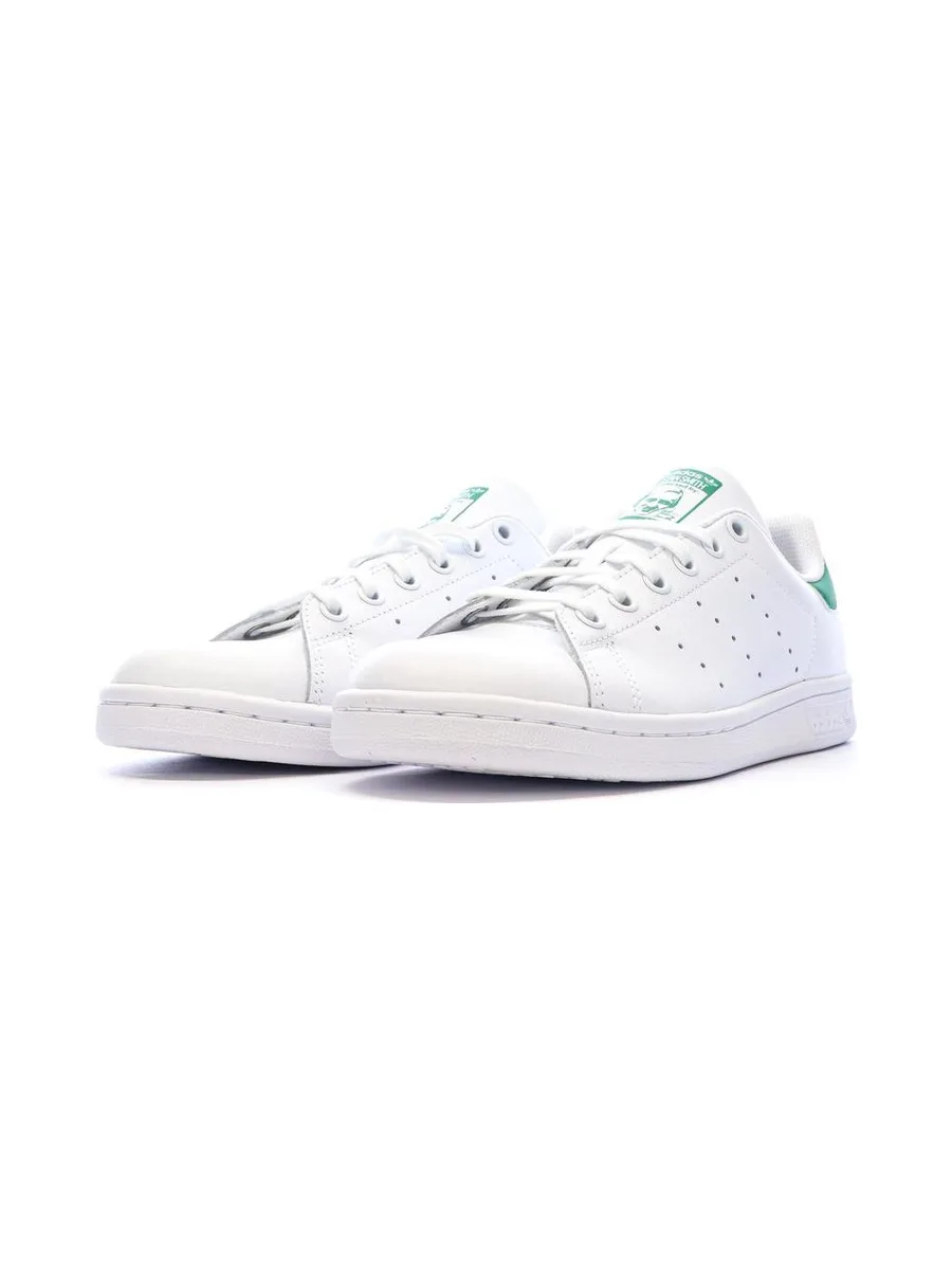 Stan Smith Blanc/Vert Mixte Adidas 7