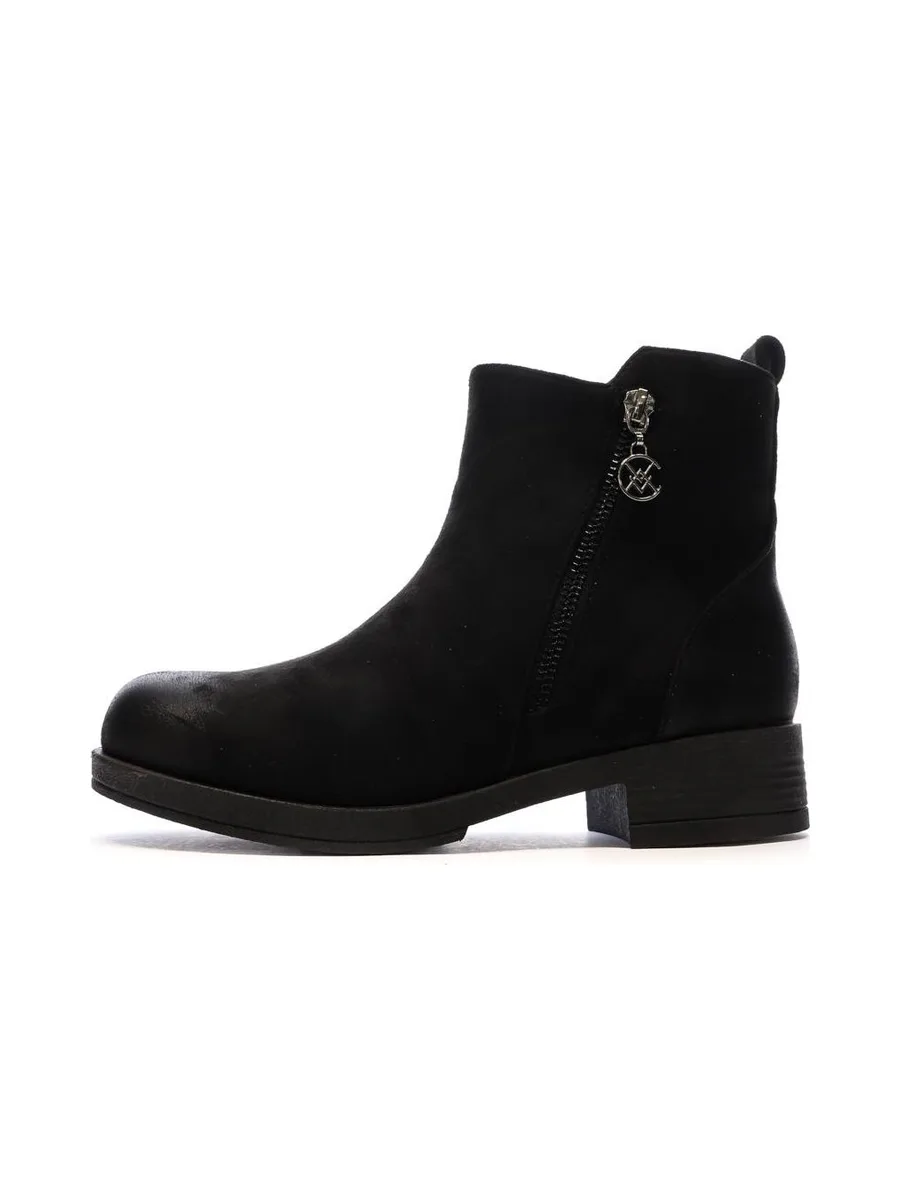 Bottines Noires Femme Chattawak 8-Vamp 2