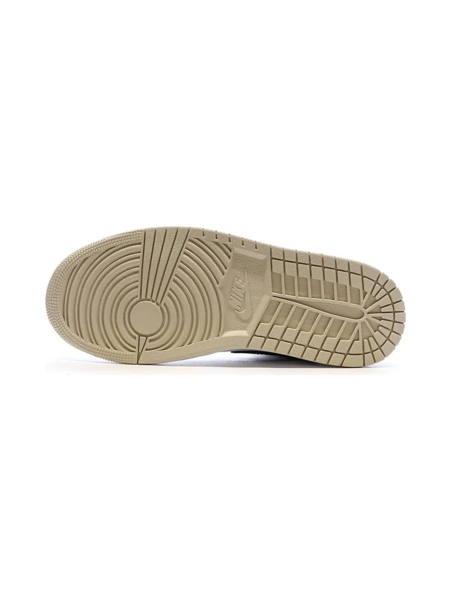 Air Jordan 1 Mid Blanche/Beige Homme Nike 6
