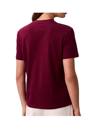 T-Shirt Bordeaux Femme Calvin Klein Jeans LV047E804G 2