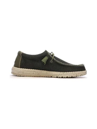 Chaussures Kaki Homme Hey Dude Wally Sox Pine 2