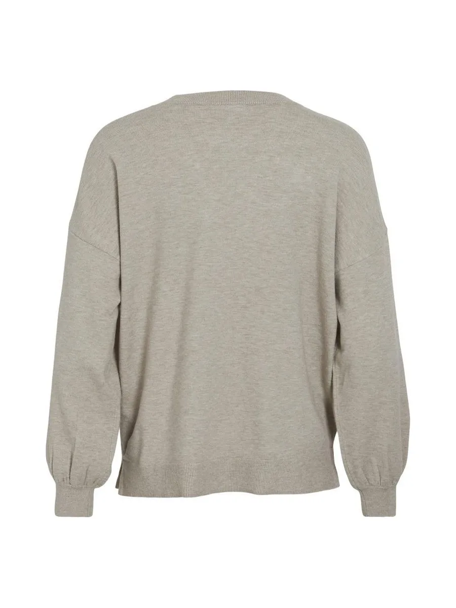 Pull Beige Femme Vila Comfy 3