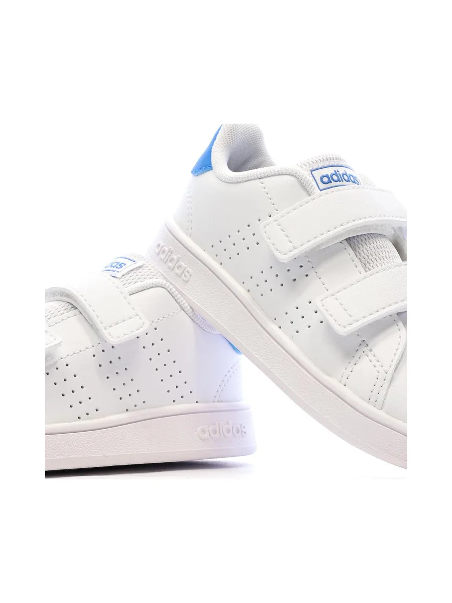 Baskets Blanches Bébé/Junior Adidas Advantage 8