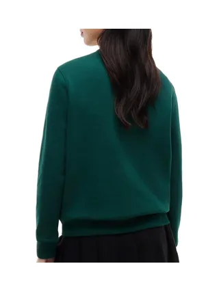 Sweat Vert Femme Tommy Hilfiger Flag Crew1 2