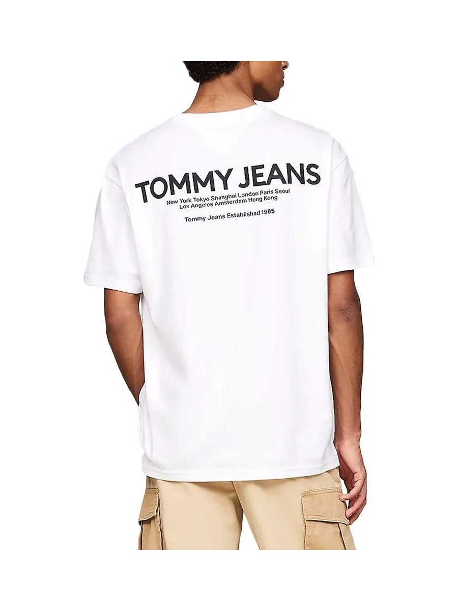T-shirt Blanc Homme Tommy Hilfiger Pri 2