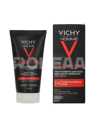 Vichy Homme Structure Force Hydrating Moisturiser 50ml - Complete Anti-Aging 1