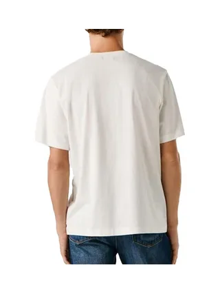 T-Shirt Blanc Homme Pepe jeans Griffin 2