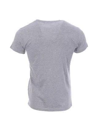 T-shirt gris homme Schott NYC brodé 2