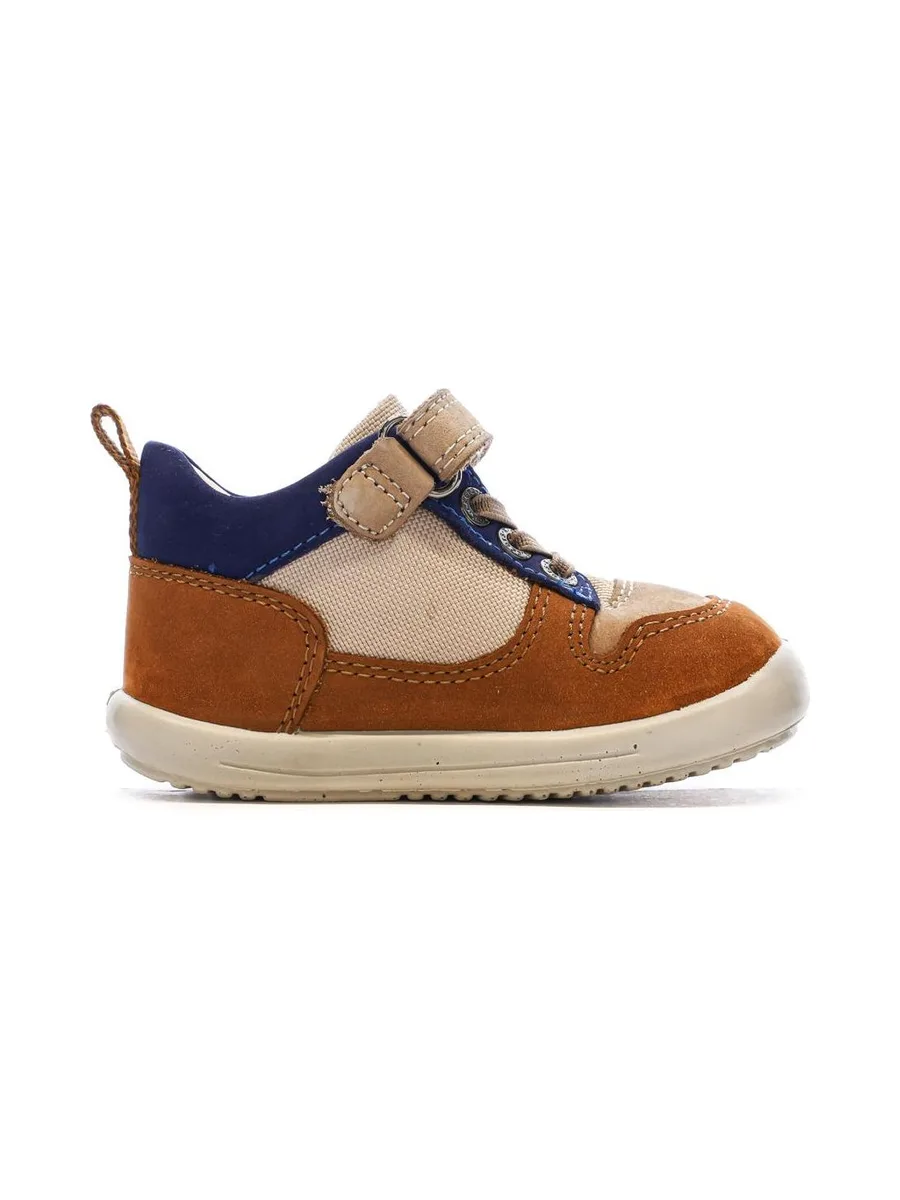 Baskets Hautes Marron/Beige Garçon Kickers Bottillon 3