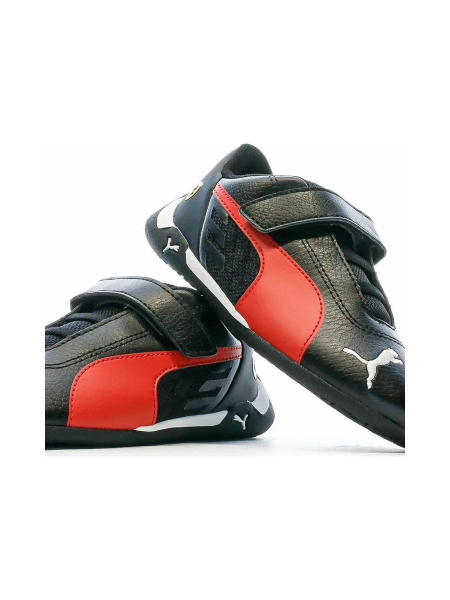 Baskets Noir Garçon Puma Ferrari Race 306548 8