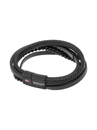Bracelet Noir Homme Geographical Norway Bracelet Noir SG-315108 2
