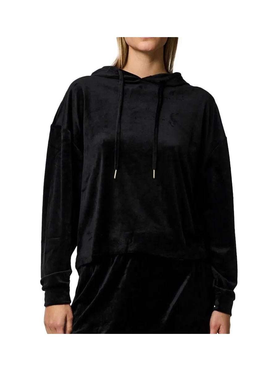 Sweat Noir Femme Pieces Pcilli 2