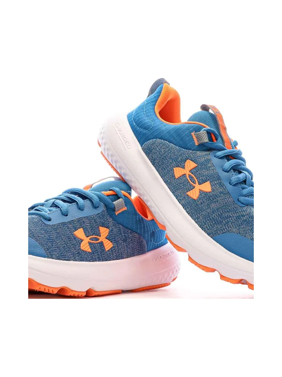 Baskets Bleu/Orange Garçon Under Armour Charged Revitalize 8