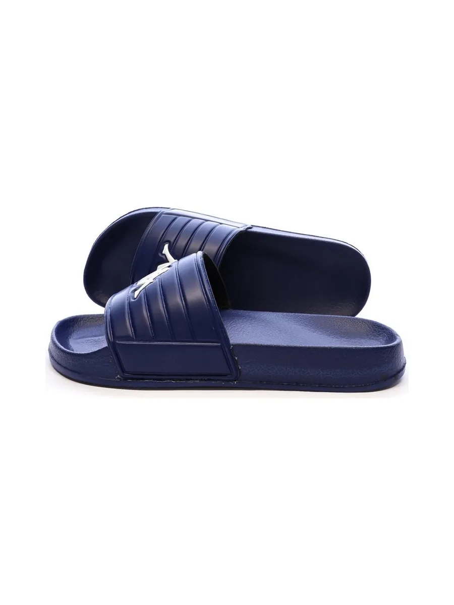 Claquettes Marine Garçon Kappa Logo Sarty 2