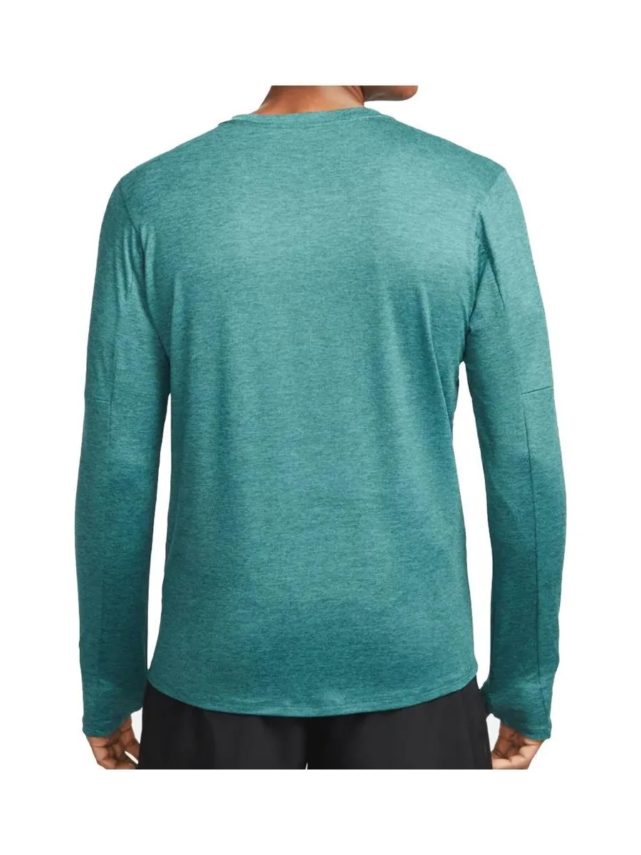 T-shirt Manches Longues Vert Homme Nike Elmnt Crew 2