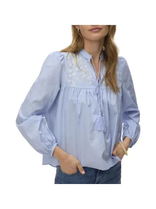Blouse Bleu Femme Vero Moda Sascha 1