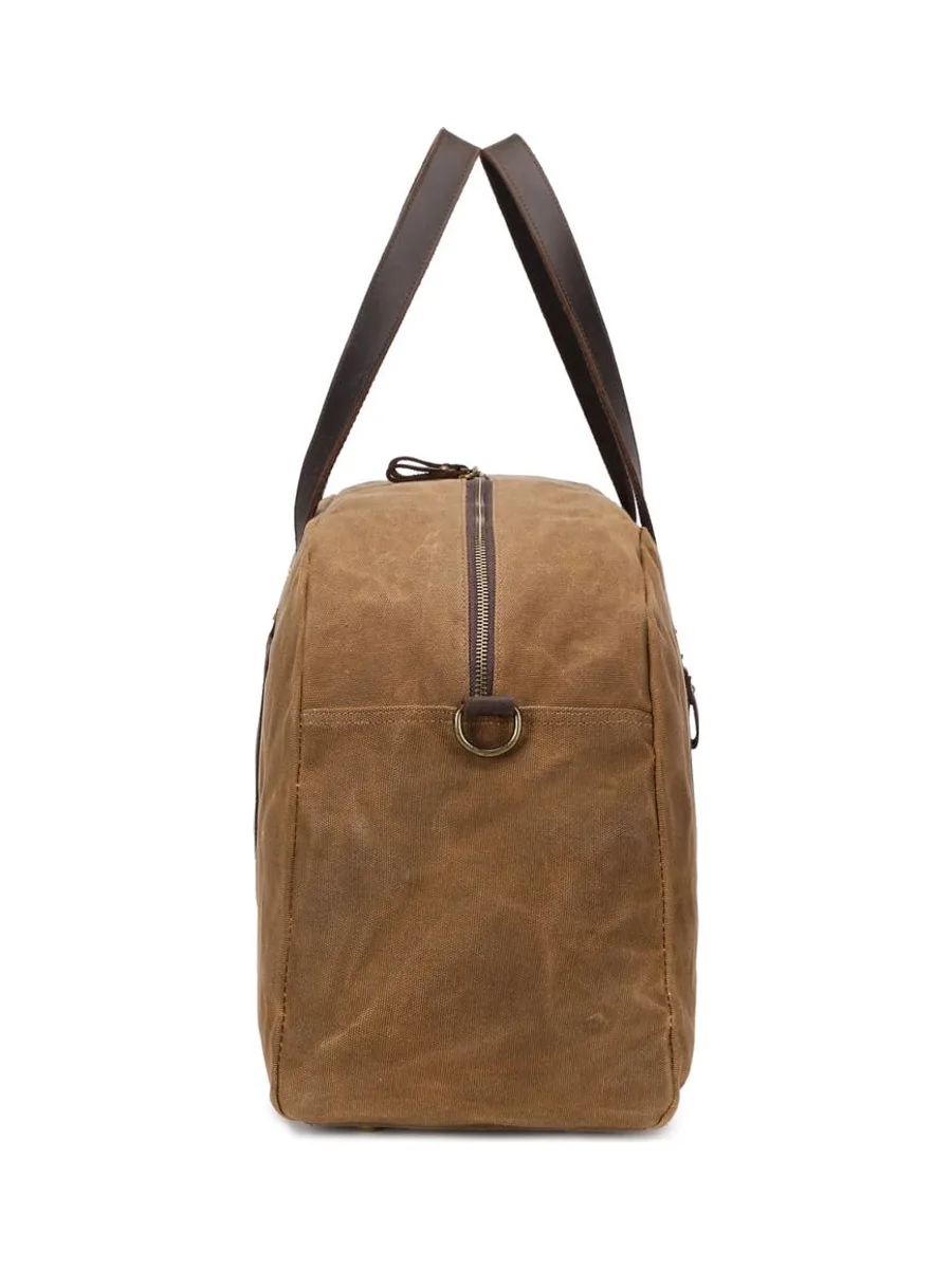 BOB - Sac de voyage en cuir véritable et toile enduite - Bleu 11