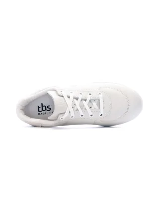 Chaussures Blanches en cuir femme TBS Brandy 4