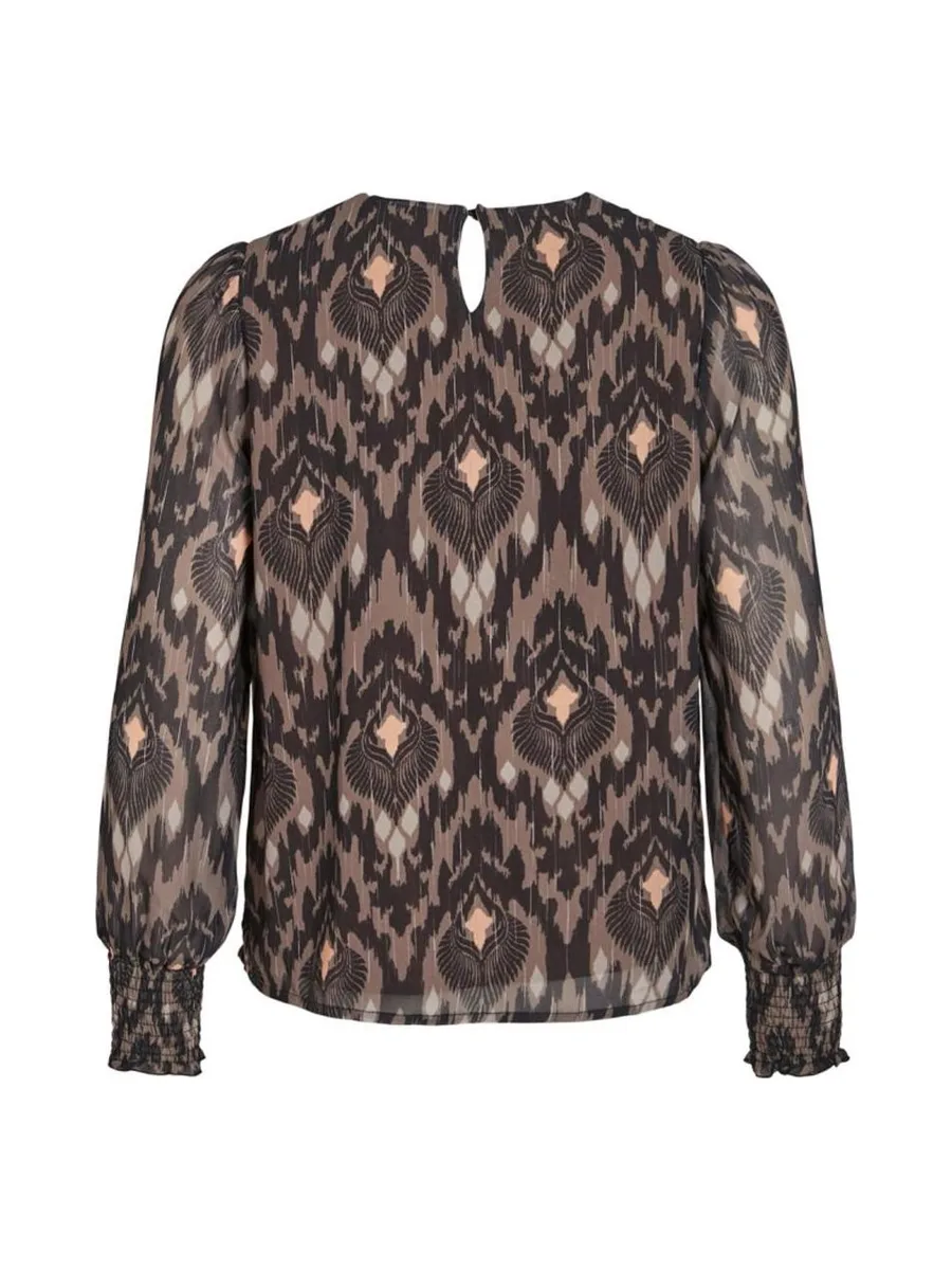 Blouse Marron Femme Vila Vimary 3