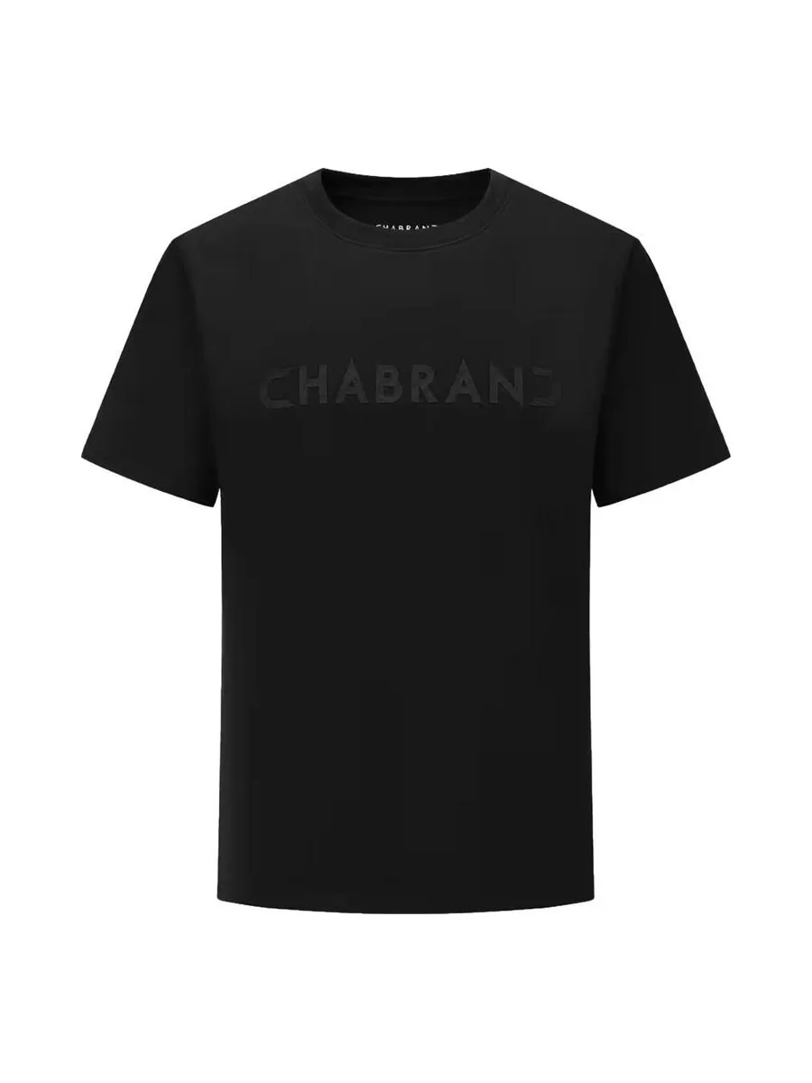T-Shirt Noir Homme Chabrand 60215 2