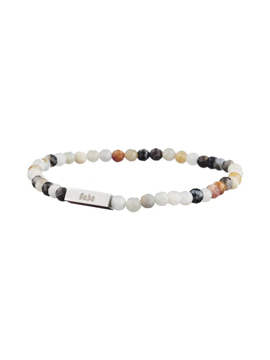 Bracelet Mirabeau blanc - pierres naturelles 1
