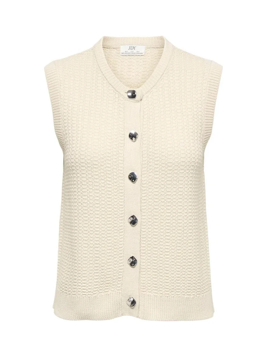 Pull Sans manches Beige Femme JDY Stella 2