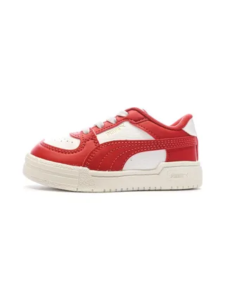 Baskets Blanches/Rouges Garçon Puma Pro Classic 1