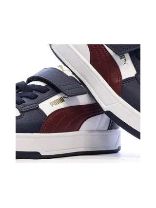 Baskets Blanches/Marine Garçon Puma Caven 7