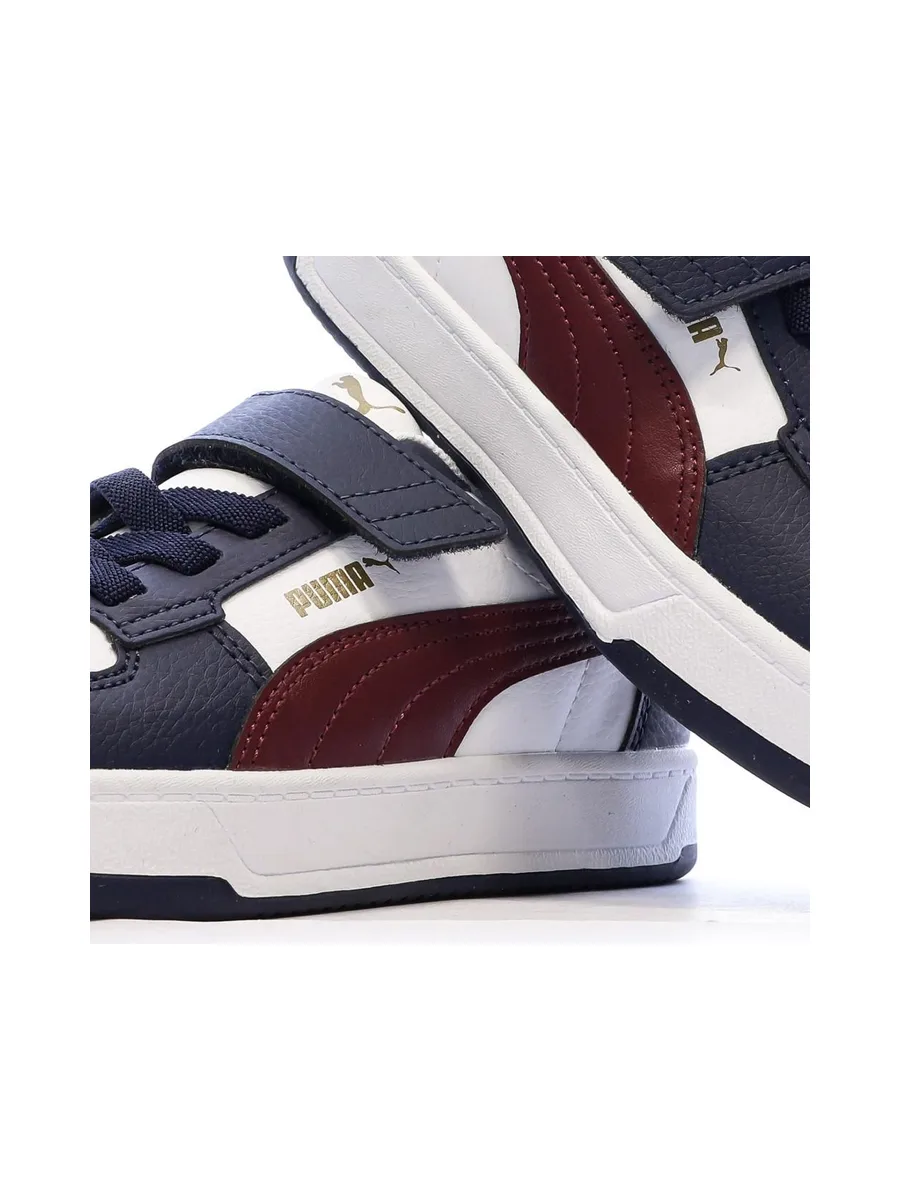 Baskets Blanches/Marine Garçon Puma Caven 8