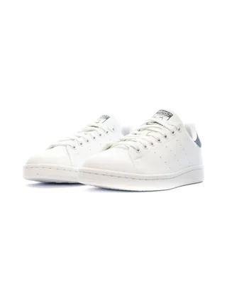 Baskets Blanches/Marine Fille/Femme Adidas Stan Smith 6