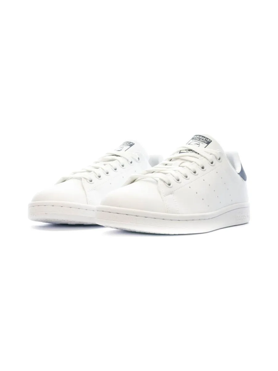 Baskets Blanches/Marine Fille/Femme Adidas Stan Smith 7