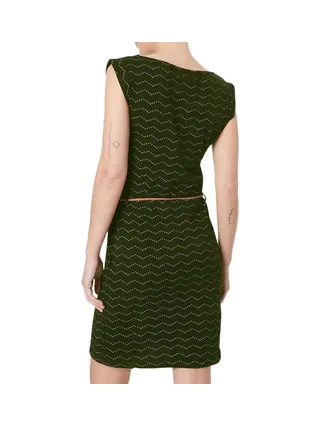 Robe Vert Femme Ragwear Zig Zag 2