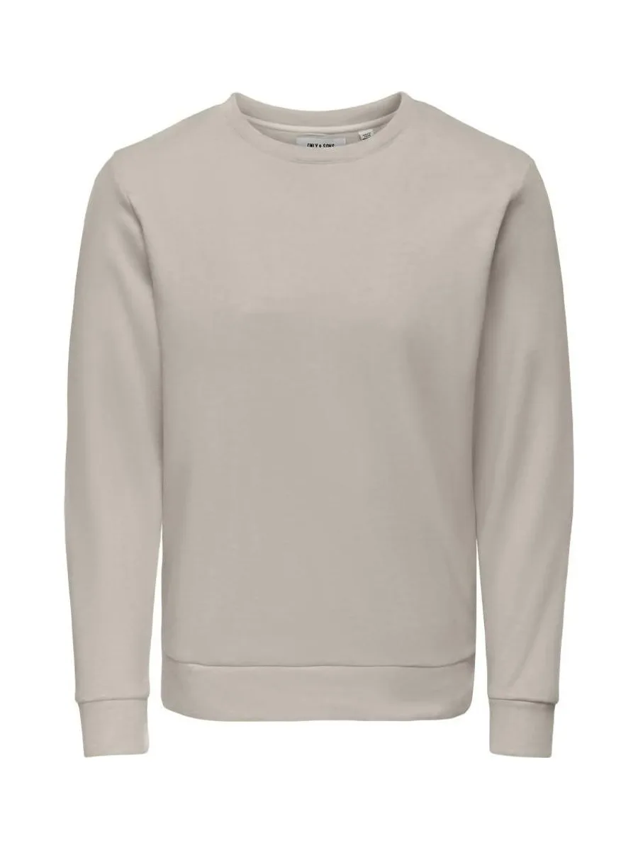 Sweat Beige Homme Only & Sons Chase 1
