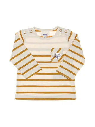 T-shirt Jaune à Rayures Garçon EOM Eloris2 1