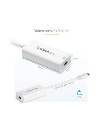 USB-C to Mini DisplayPort Adapter - 4K60 12