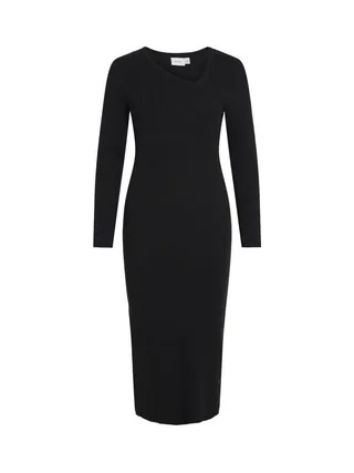 Robe Longue Noir Femme Vila Nelly 2