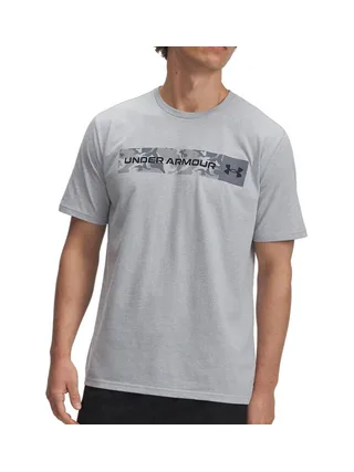 T-shirt Beige Foncé Homme Under Armour Camo Chest Stripe 1